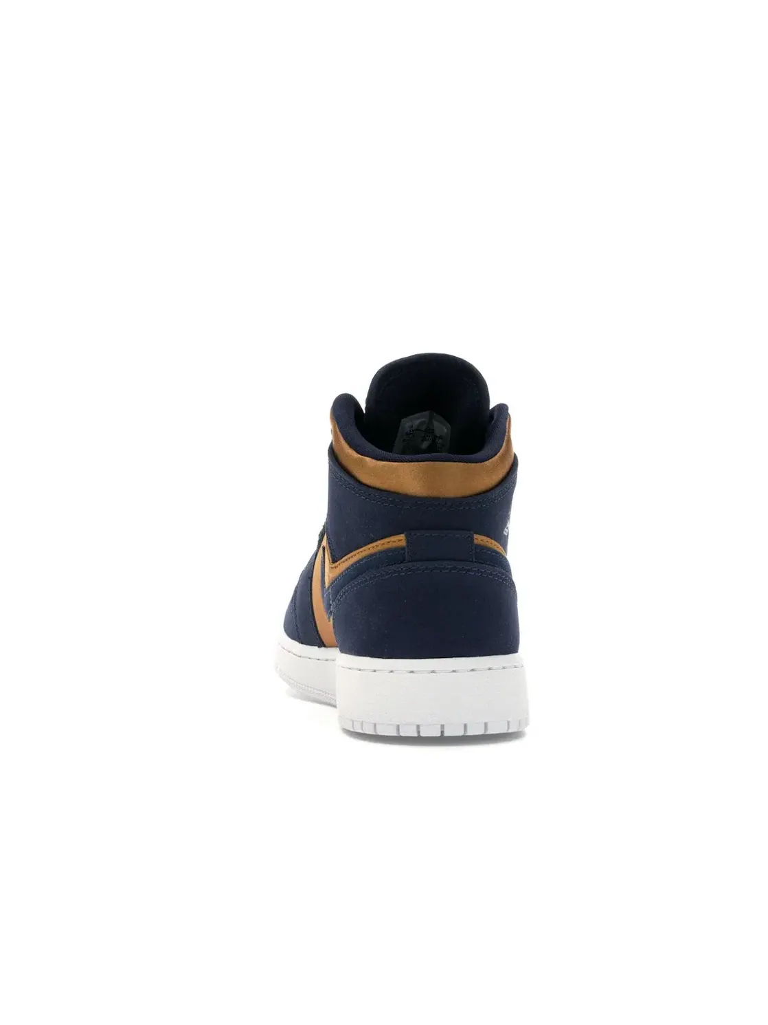 Детские кроссовки Lifestyle Jordan 1 Mid — изображение 4 из 4, фиолетовый--белый