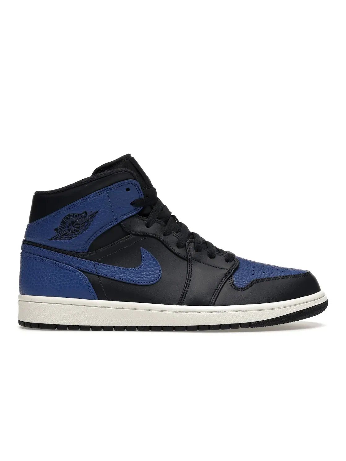 Мужские кроссовки с кожаным верхом Jordan 1 Mid — изображение 1 из 4, белый