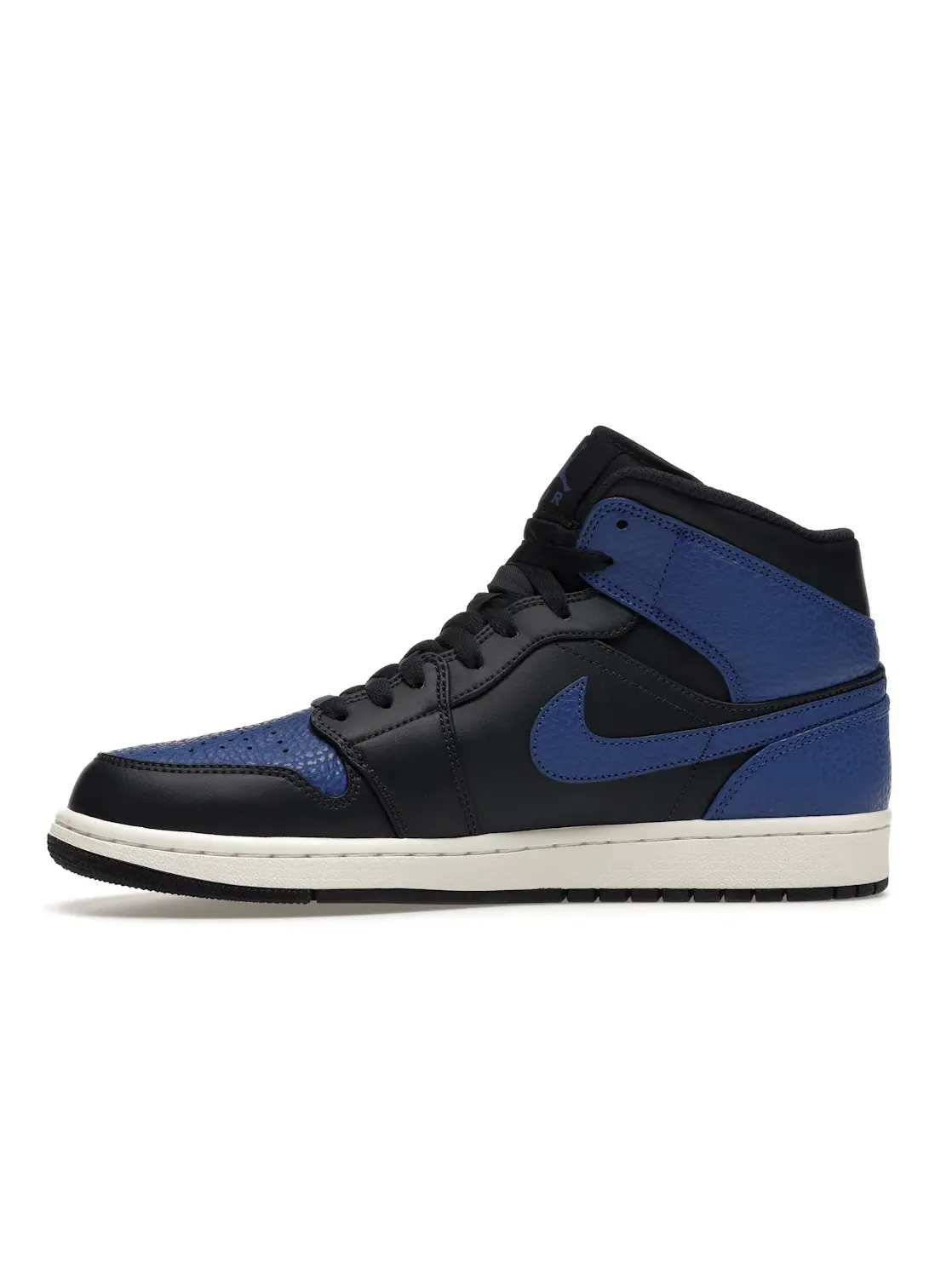 Мужские кроссовки с кожаным верхом Jordan 1 Mid — изображение 3 из 4, белый