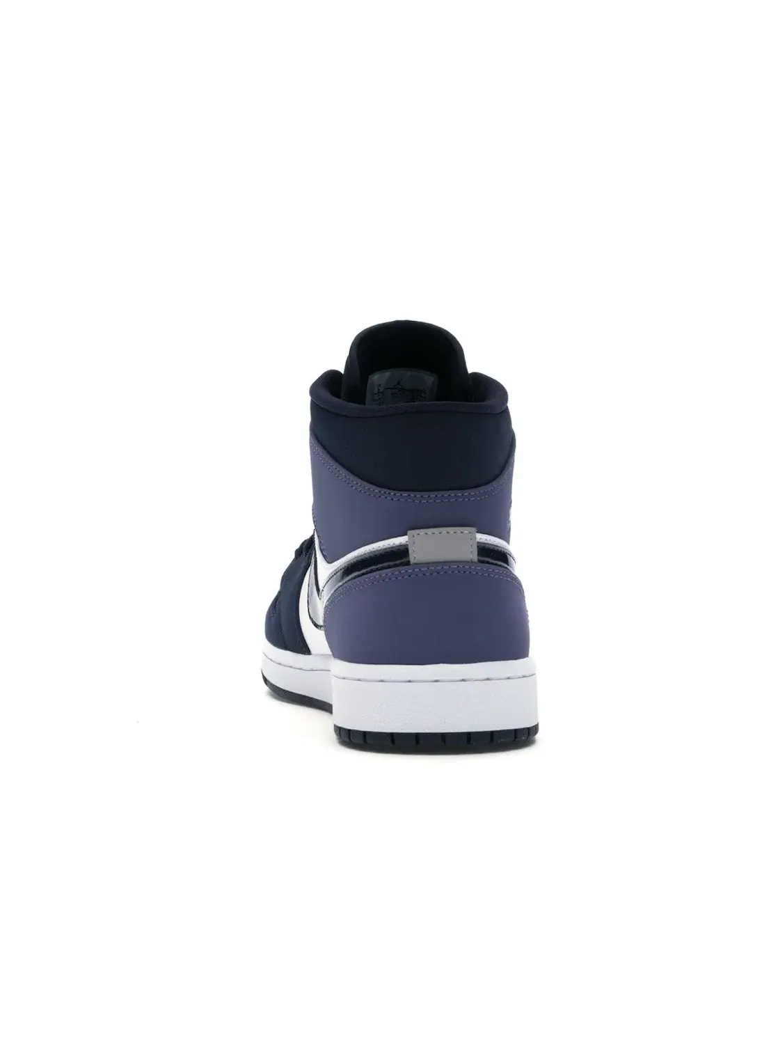 Мужские кроссовки с высоким верхом Jordan 1 Mid Obsidian Sanded Purple Jordan — изображение 4 из 4, фиолетовый-белый