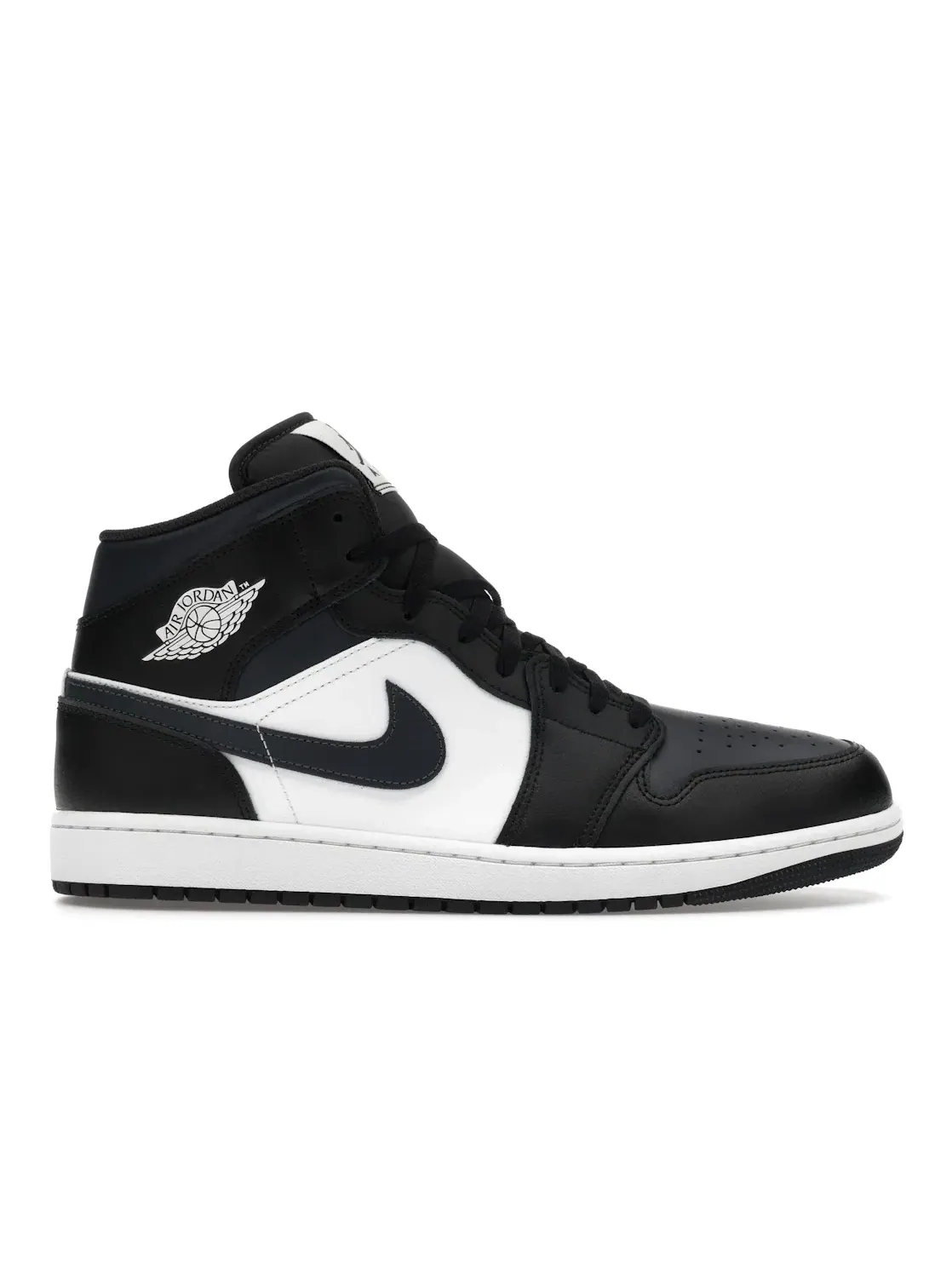 Мужские кроссовки с ключевой характеристикой Jordan 1 Mid Jordan — изображение 1 из 4, черный/черный/белый