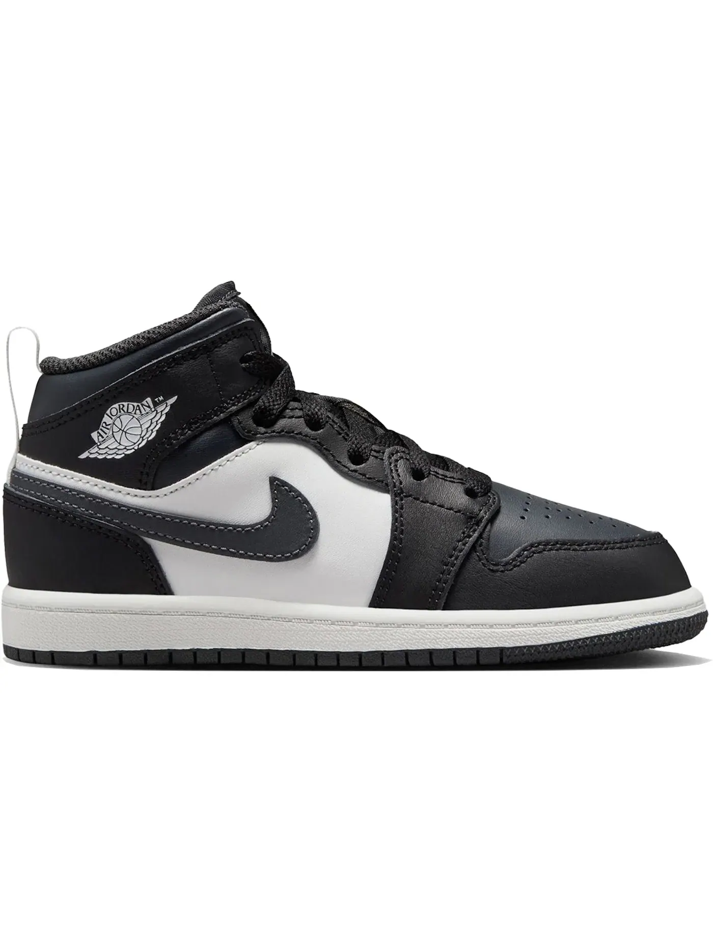 Детские кроссовки Lifestyle Jordan 1 Mid Jordan — изображение 1 из 1, черный/белый/черный