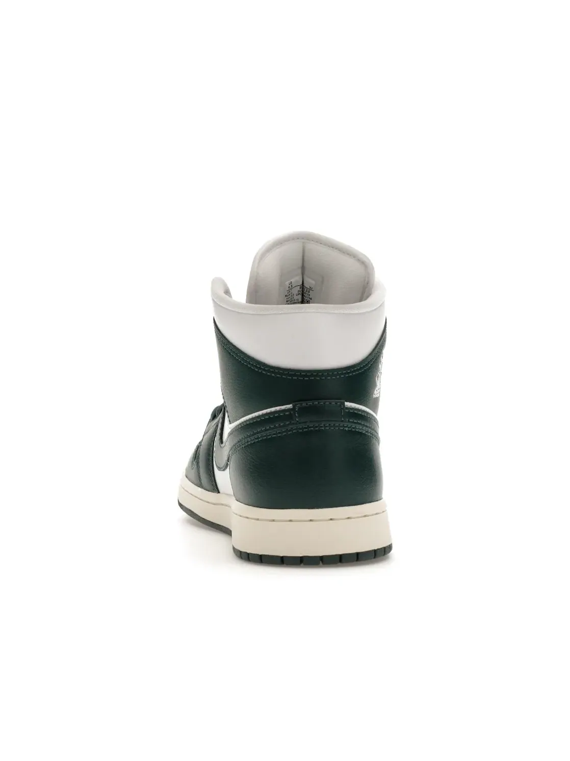 Женские кроссовки Lifestyle с длинным шнурком Jordan 1 Mid Jordan — изображение 4 из 4, белый//зеленый