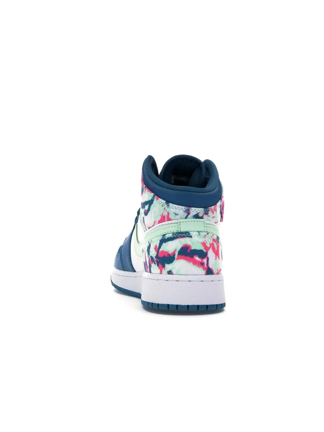 Детские кроссовки для мальчиков с принтом Jordan 1 Mid Jordan — изображение 4 из 4, зеленый/-белый