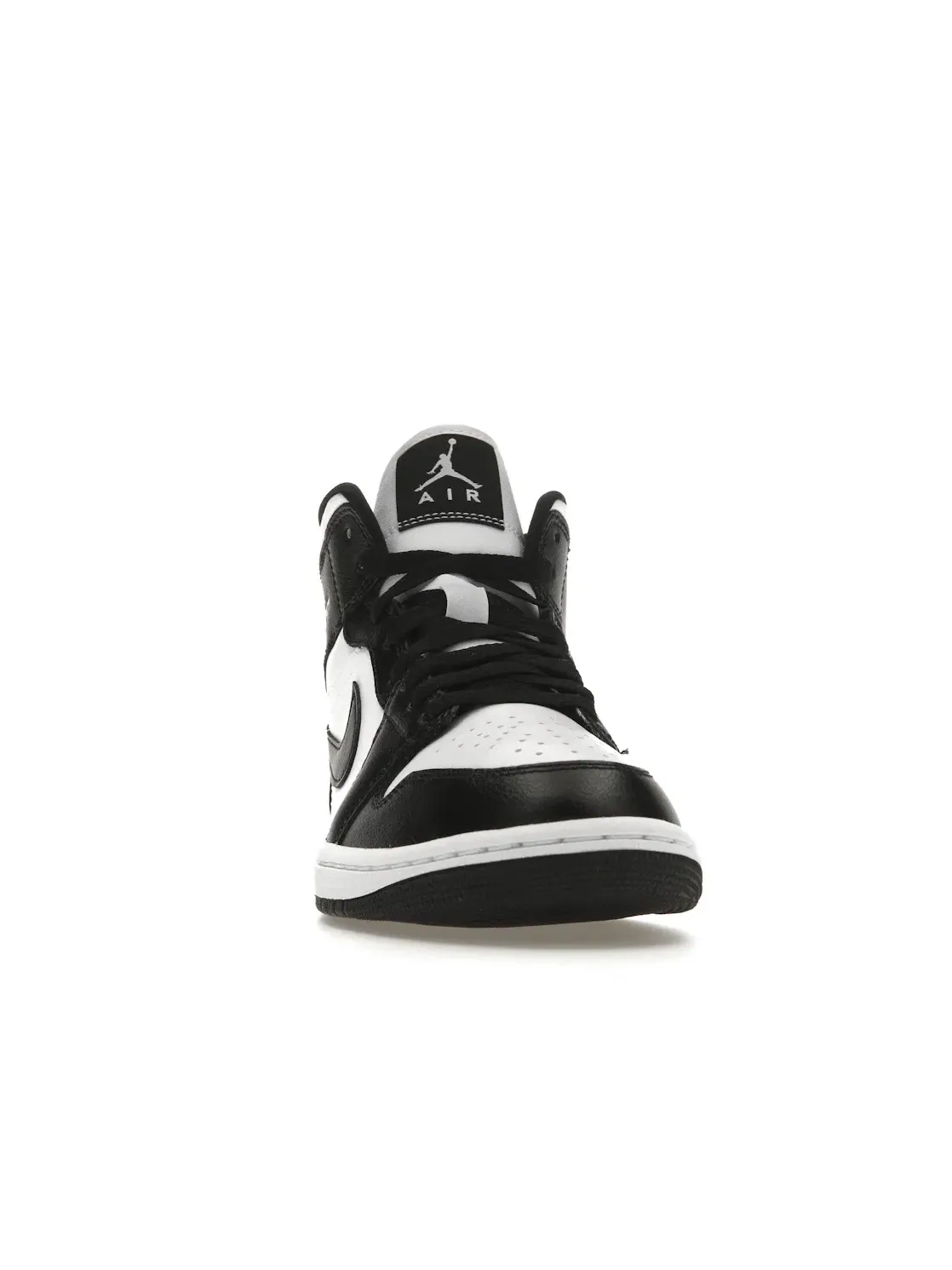 Женские кроссовки с принтом Jordan 1 Mid Panda Jordan — изображение 2 из 4, белый/черный/белый