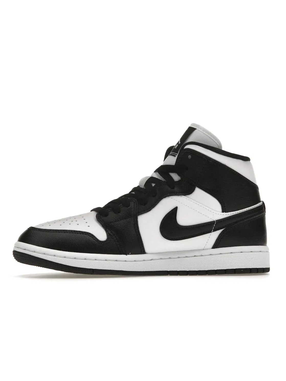Женские кроссовки с принтом Jordan 1 Mid Panda Jordan — изображение 3 из 4, белый/черный/белый