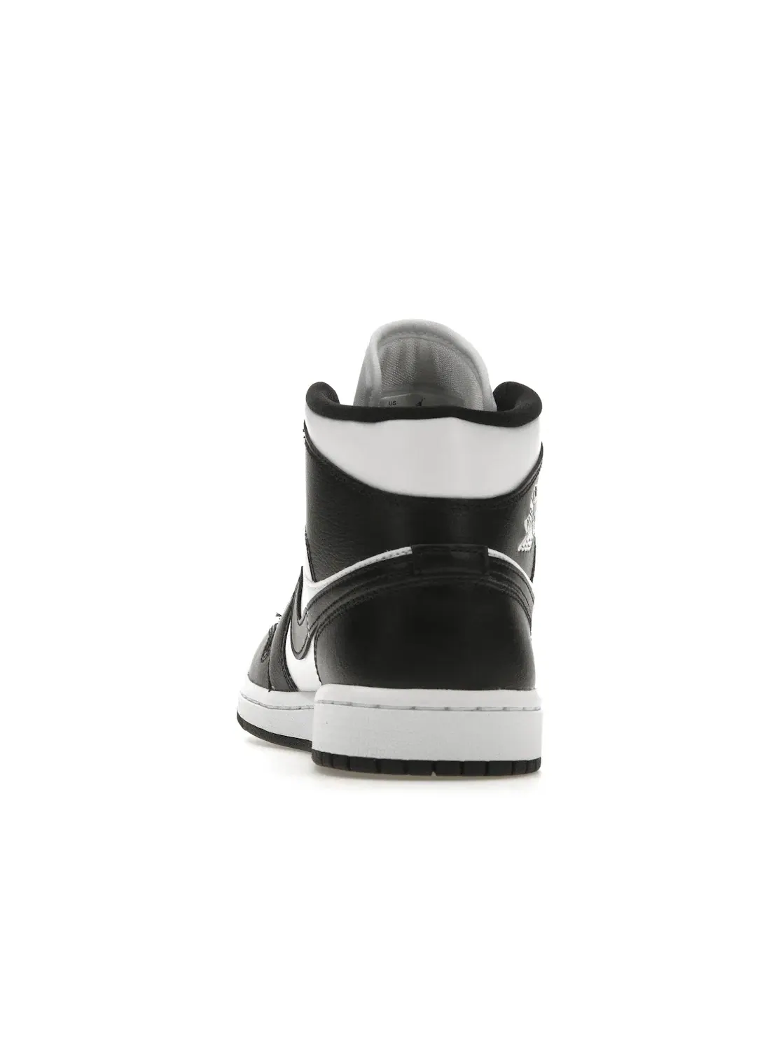 Женские кроссовки с принтом Jordan 1 Mid Panda Jordan — изображение 4 из 4, белый/черный/белый