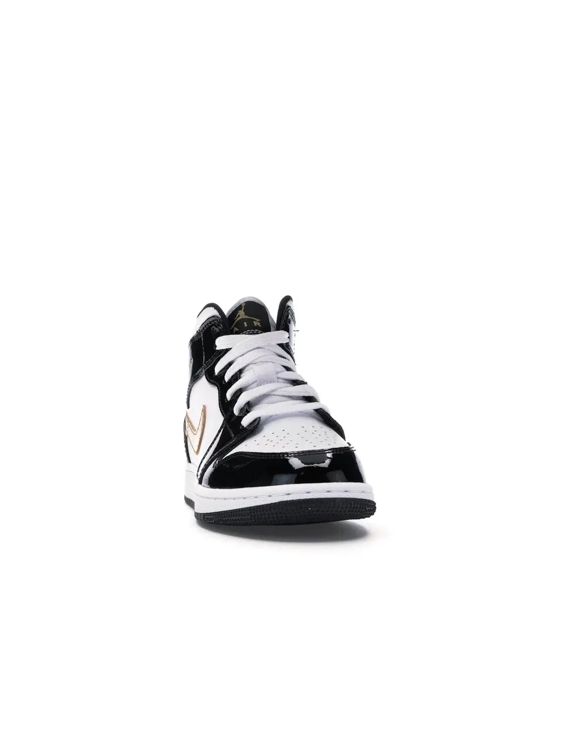 Детские кроссовки с патентованной кожей Jordan 1 Mid Jordan — изображение 2 из 4