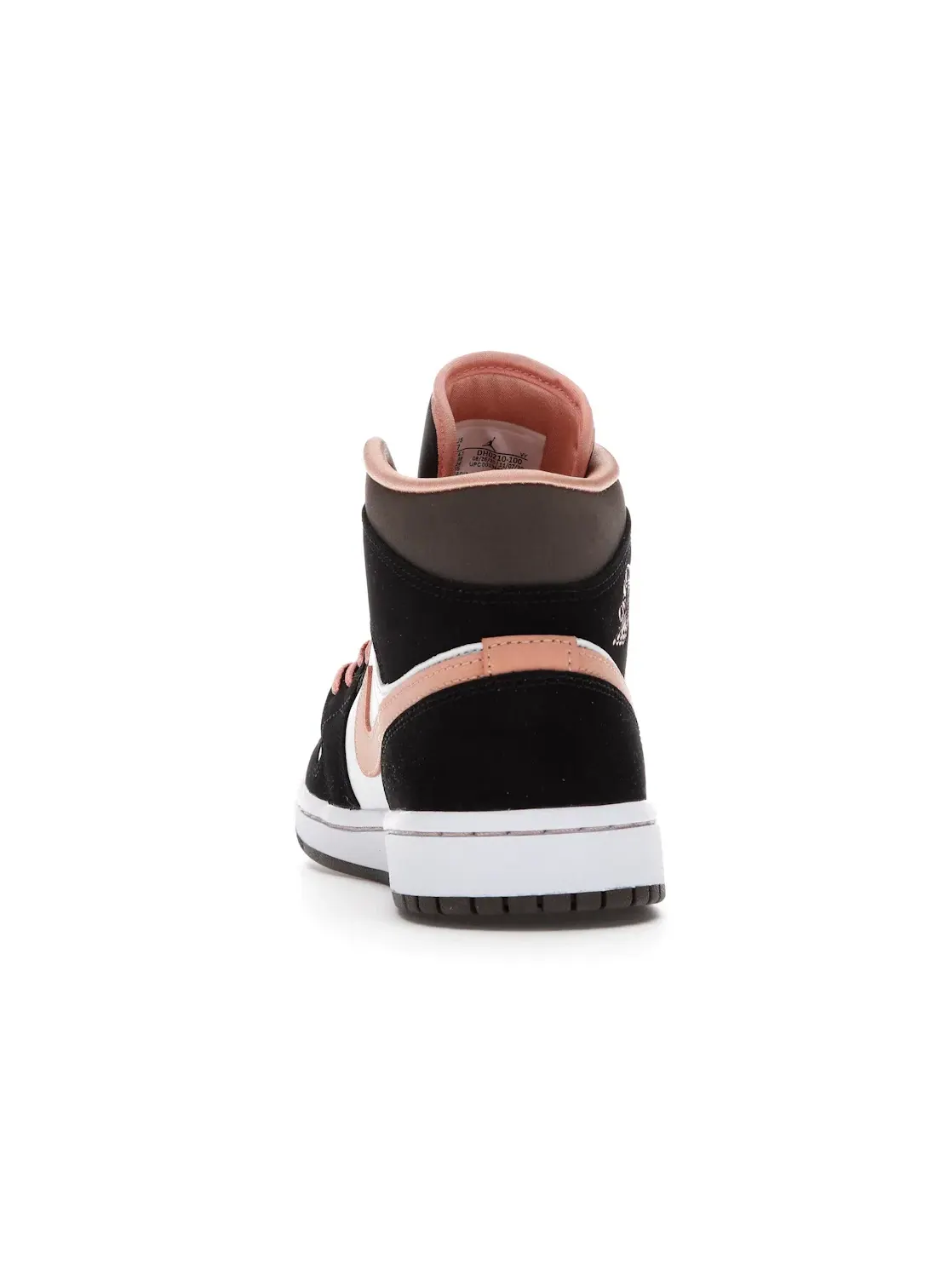 Женские кроссовки с принтом Jordan 1 Mid Jordan — изображение 4 из 4, белый///черный