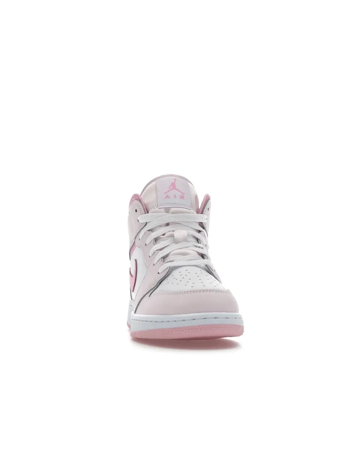 Детские кроссовки с контрастной отделкой Jordan 1 Mid Jordan — изображение 2 из 4, розовый/белый/розовый