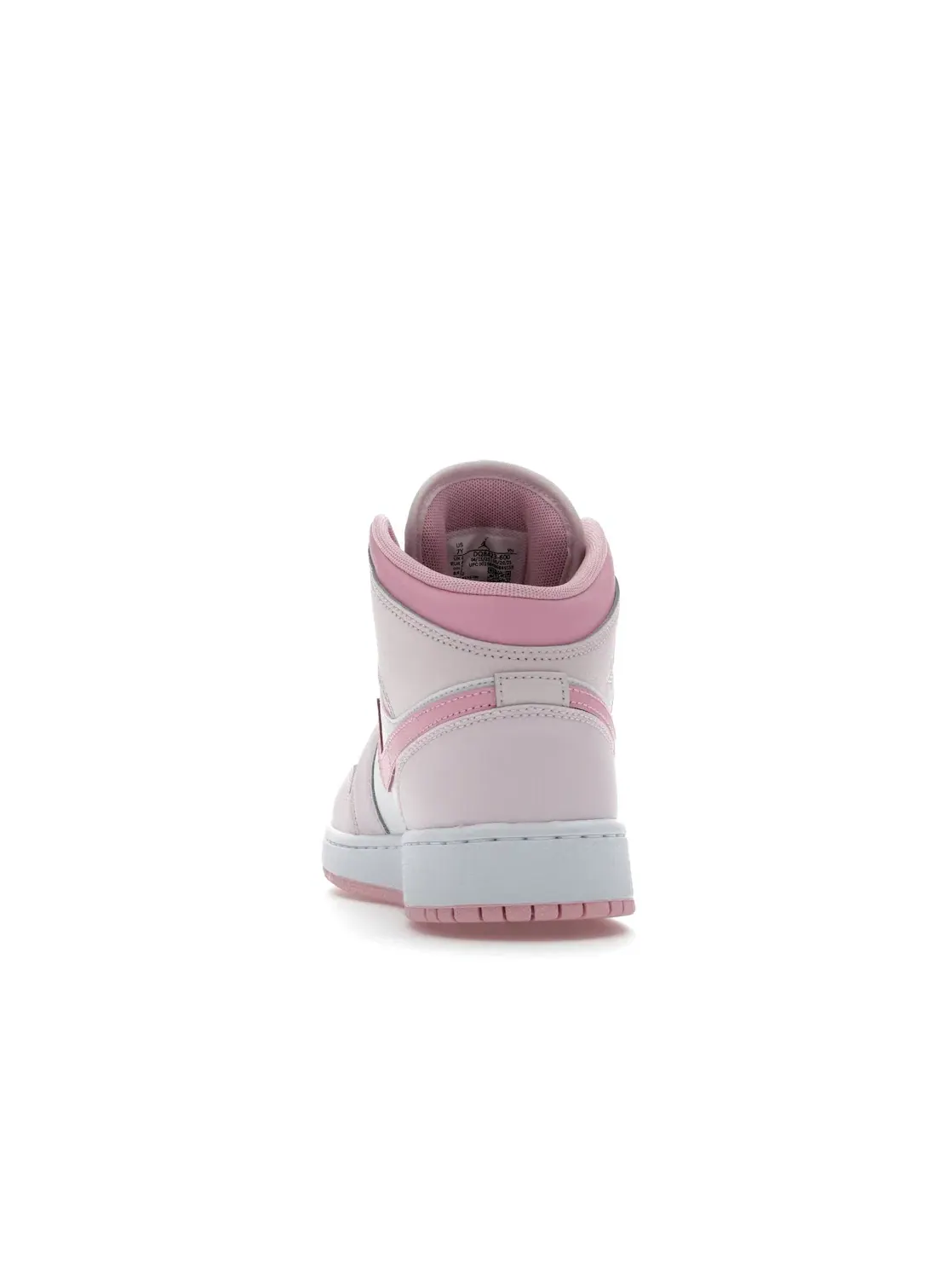 Детские кроссовки с контрастной отделкой Jordan 1 Mid Jordan — изображение 4 из 4, розовый/белый/розовый