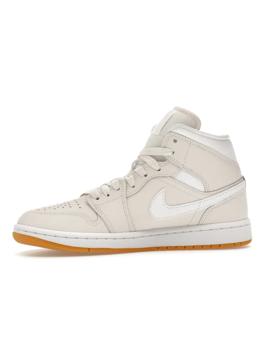 Женские кроссовки Lifestyle Jordan 1 Mid Jordan — изображение 3 из 4, светлый коричневый/белый