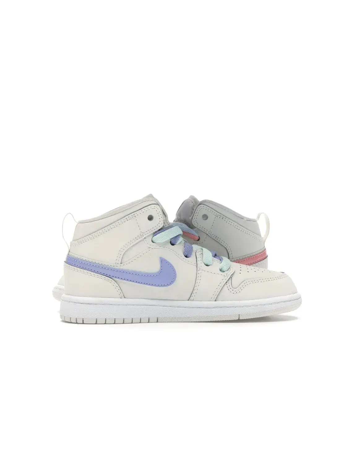 Детские кроссовки Lifestyle Jordan 1 Mid Phantom Igloo (PS) Jordan — изображение 3 из 4, фиолетовый-синий