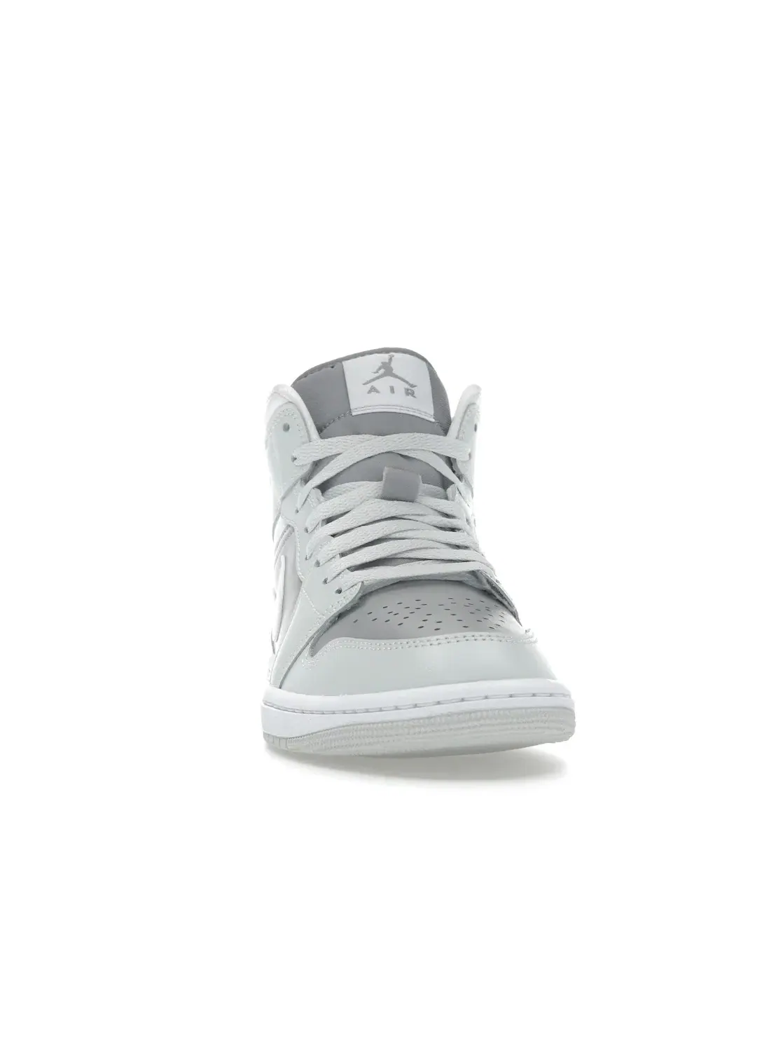 Женские кроссовки с высоким берцем Jordan 1 Mid Jordan — изображение 2 из 4, белый/серый