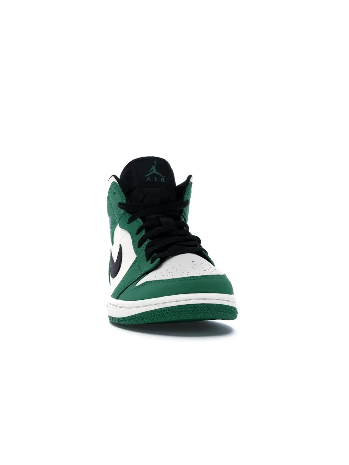 Мужские кроссовки с кожаным верхом Jordan 1 Mid Jordan — изображение 2 из 4, зеленый/-черный