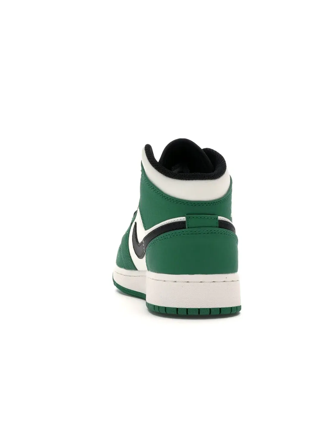 Детские кроссовки с перфорированным носком Jordan 1 Mid Pine Green Jordan — изображение 4 из 4, зеленый/-черный