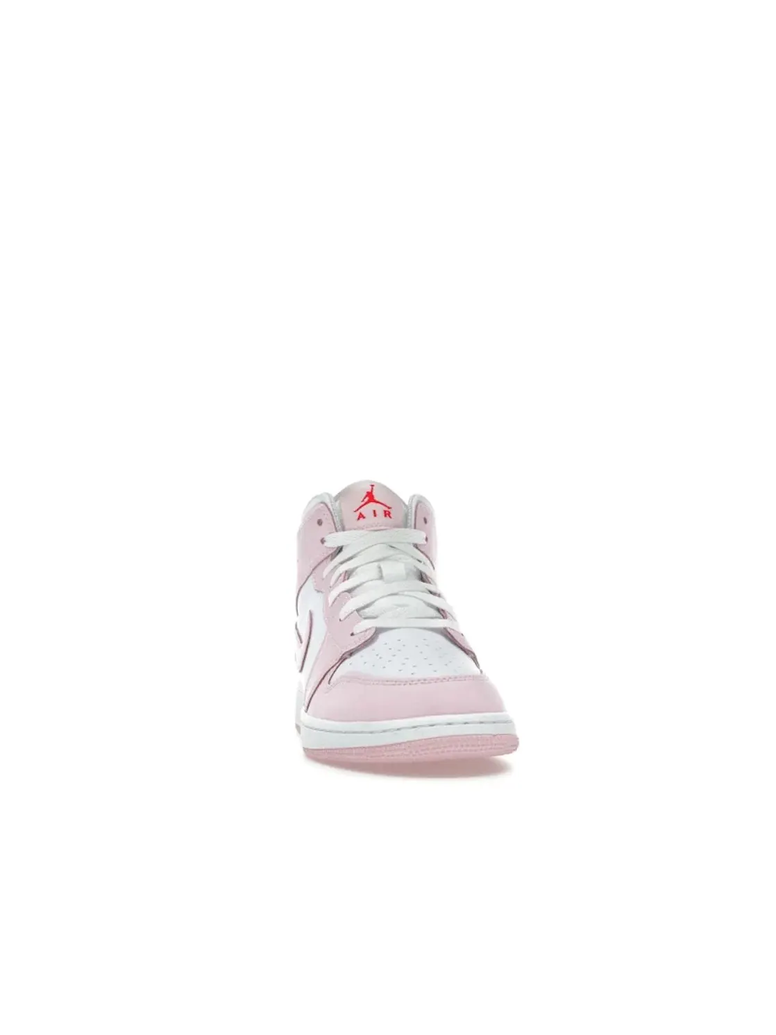 Детские кроссовки с ярким дизайном Jordan 1 Mid Pink Foam Fire Red (GS) Jordan — изображение 2 из 4, розовый/красный/белый