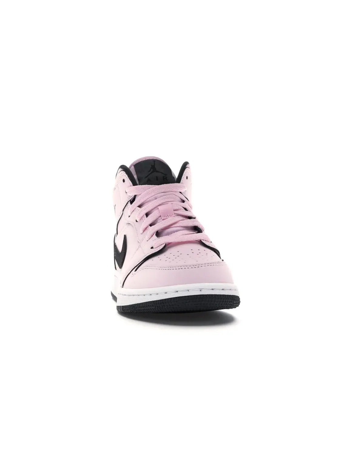 Детские кроссовки Lifestyle с контрастным Swoosh Jordan 1 Mid Jordan — изображение 2 из 4, розовый/черный-белый