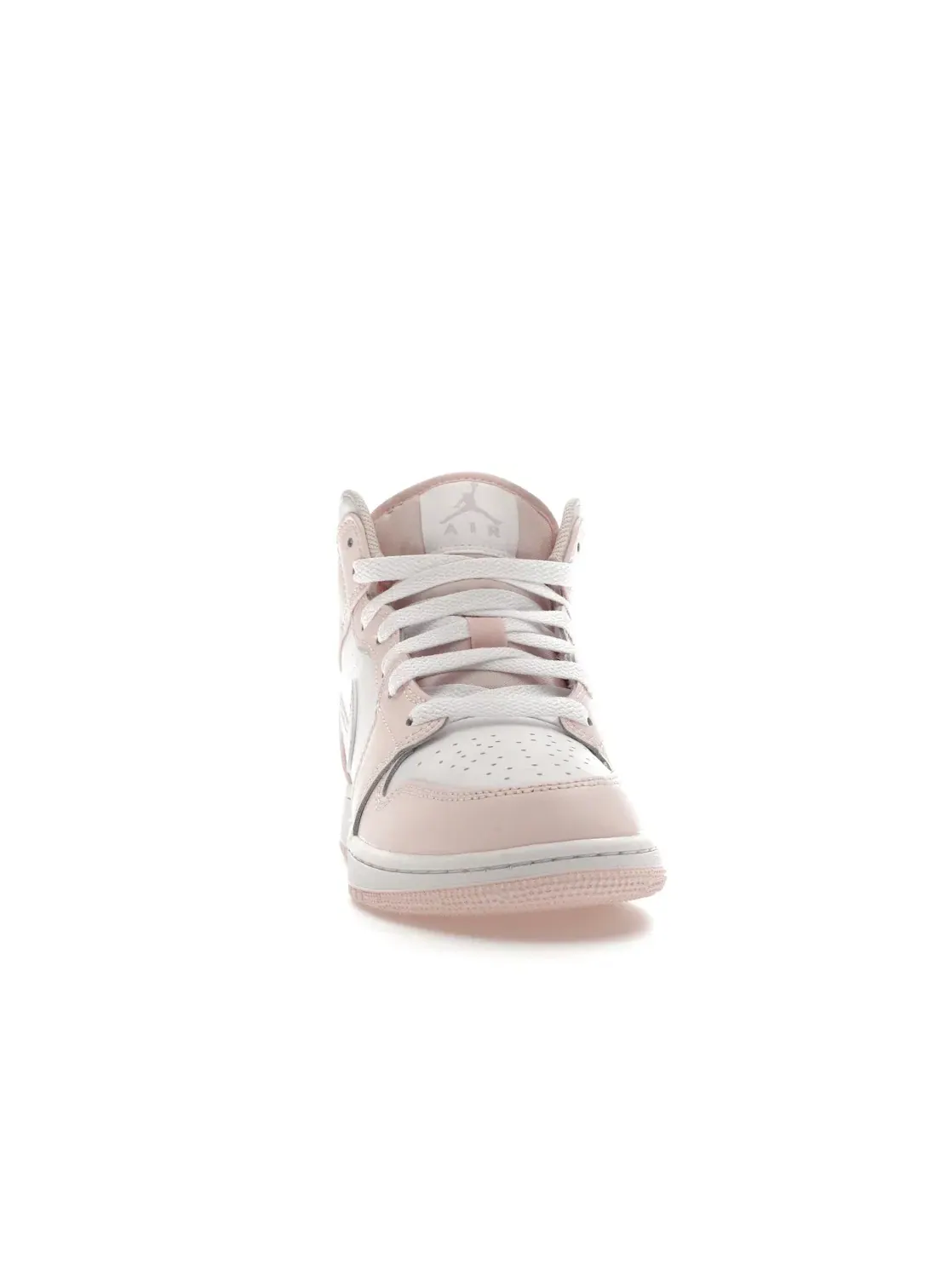 Детские кроссовки с перфорацией Jordan 1 Mid Pink Wash — изображение 2 из 4, розовый/фиолетовый/белый