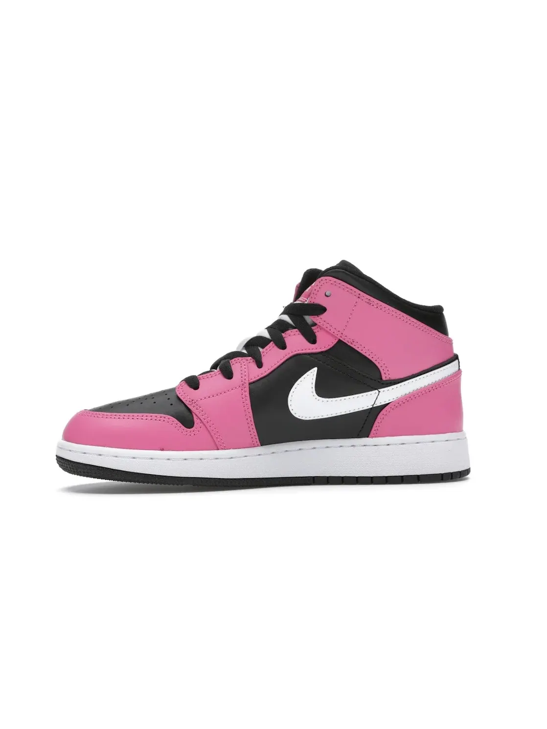 Детские кроссовки с кожаным верхом Jordan 1 Mid Jordan — изображение 3 из 4, черный/белый