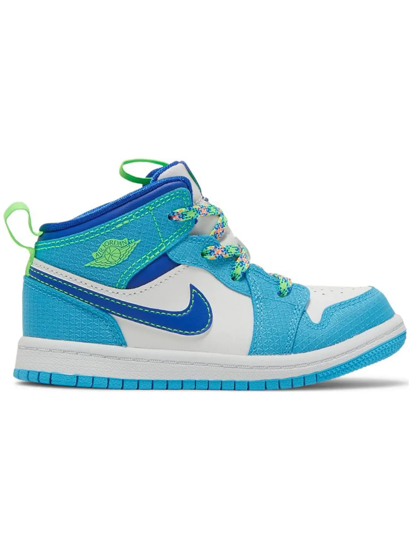 Детские кроссовки Lifestyle Jordan 1 Mid SE Jordan — изображение 1 из 1, синий/белый/синий