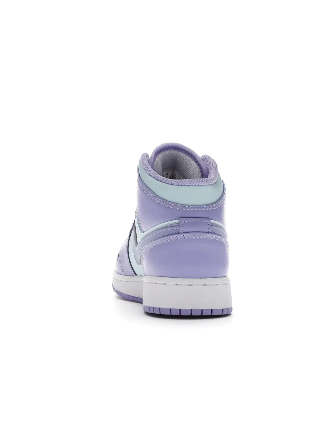 Детские кроссовки Lifestyle с принтом Jordan 1 Mid Purple Aqua Jordan — изображение 4 из 4, фиолетовый