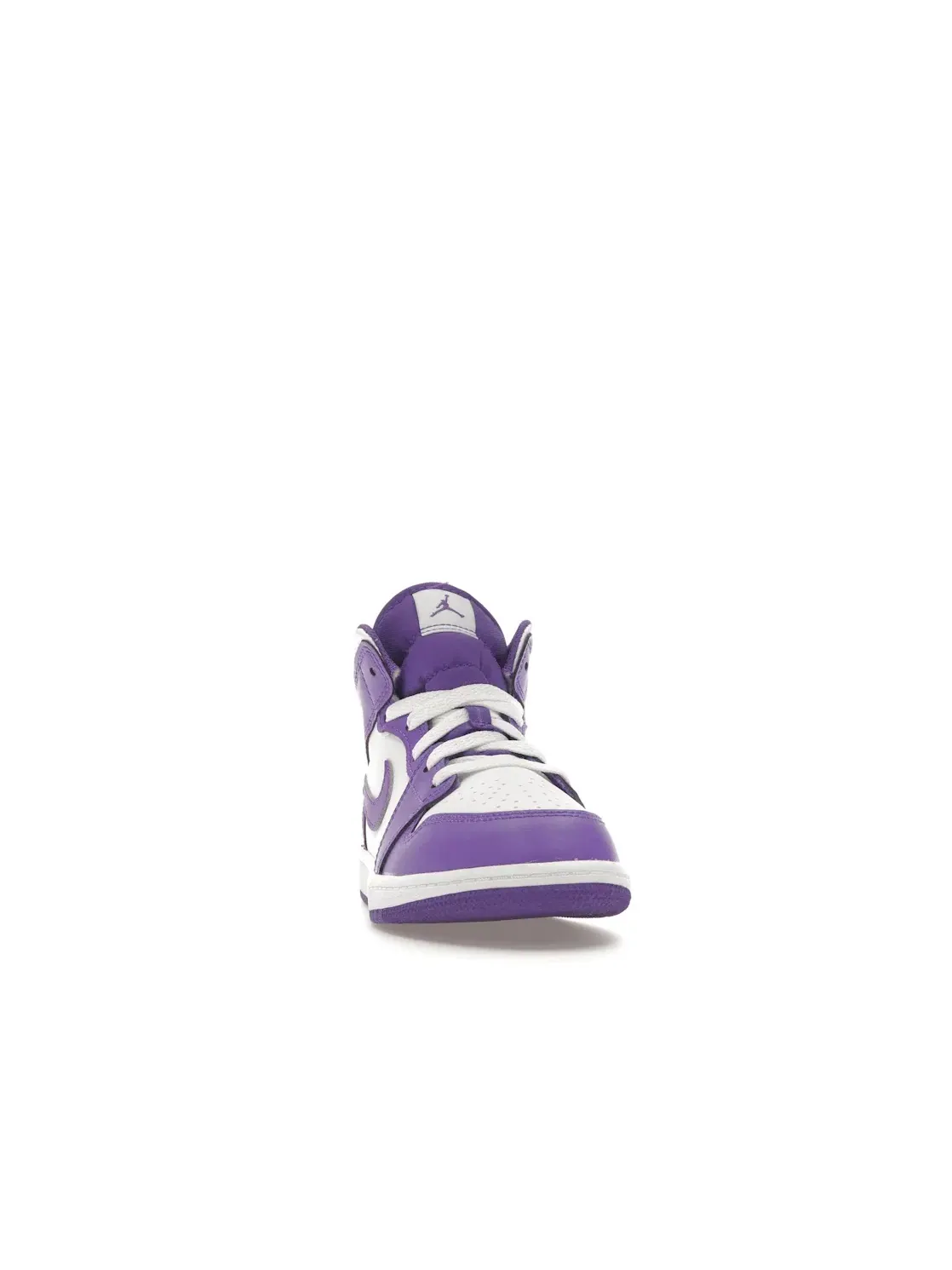 Детские кроссовки с принтом Jordan 1 Mid Jordan — изображение 2 из 4, фиолетовый/белый