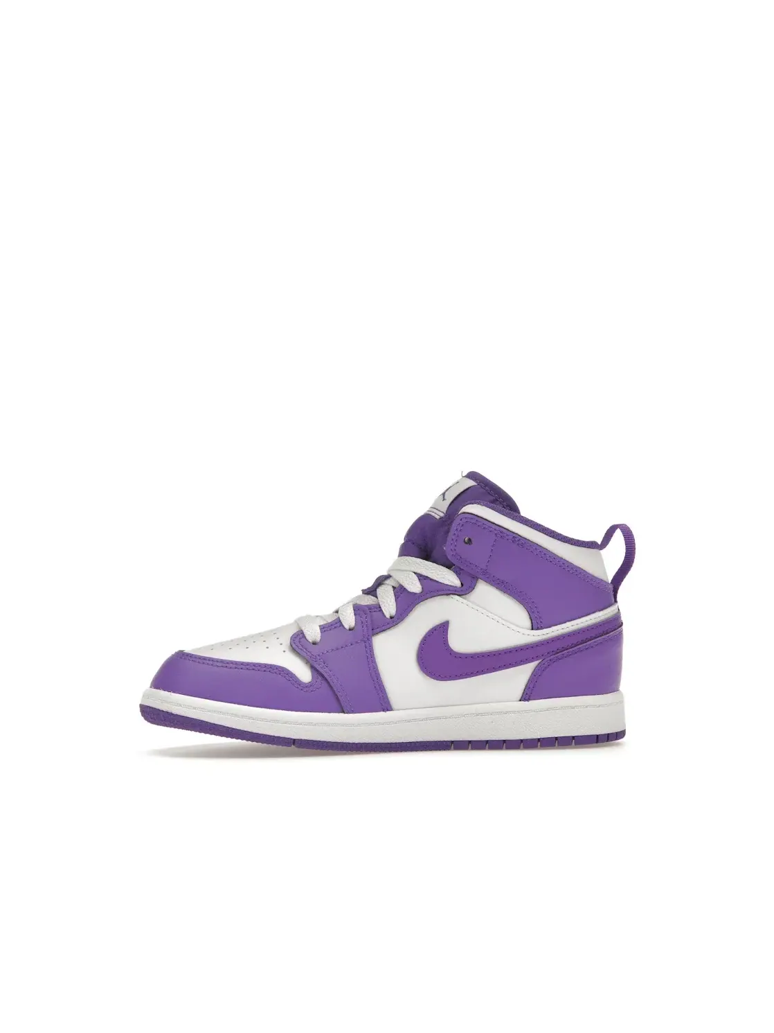 Детские кроссовки с принтом Jordan 1 Mid Jordan — изображение 3 из 4, фиолетовый/белый