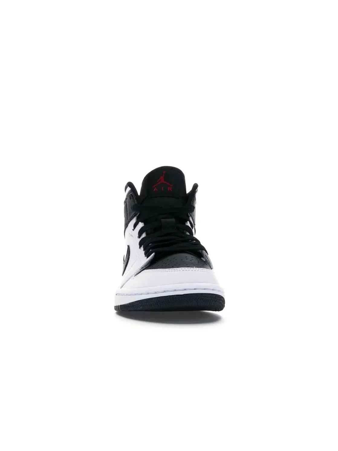 Женские кроссовки с кожаным верхом Jordan 1 Mid Reverse Black Toe — изображение 2 из 4, белый/красный-черный