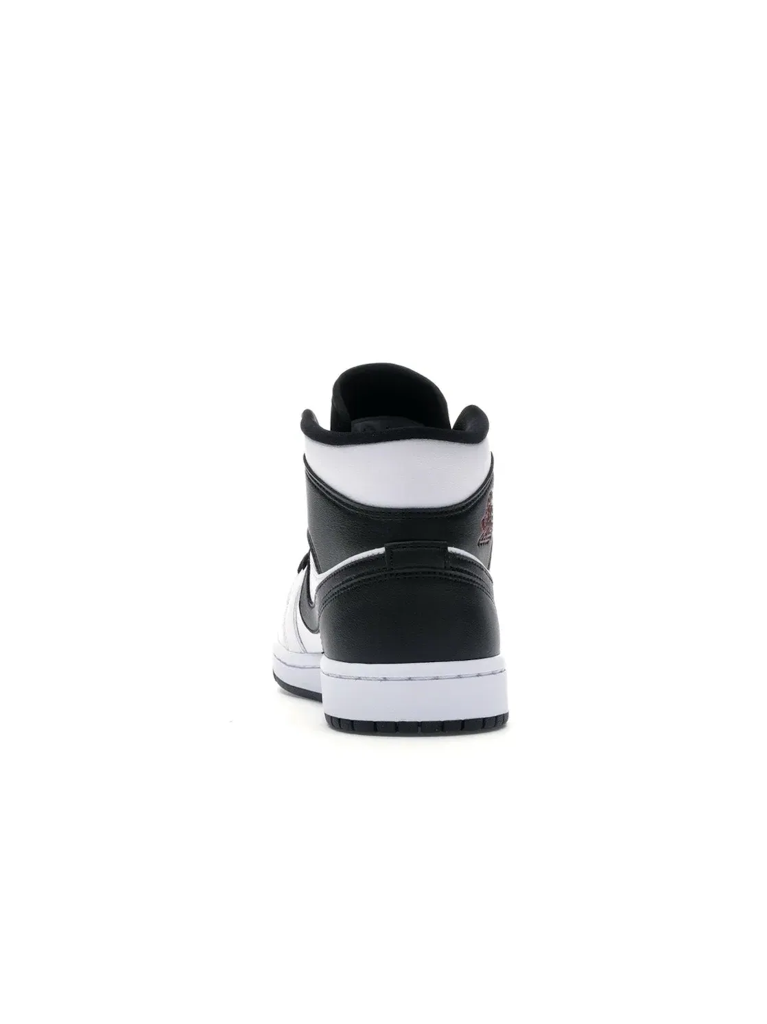 Женские кроссовки с кожаным верхом Jordan 1 Mid Reverse Black Toe — изображение 4 из 4, белый/красный-черный