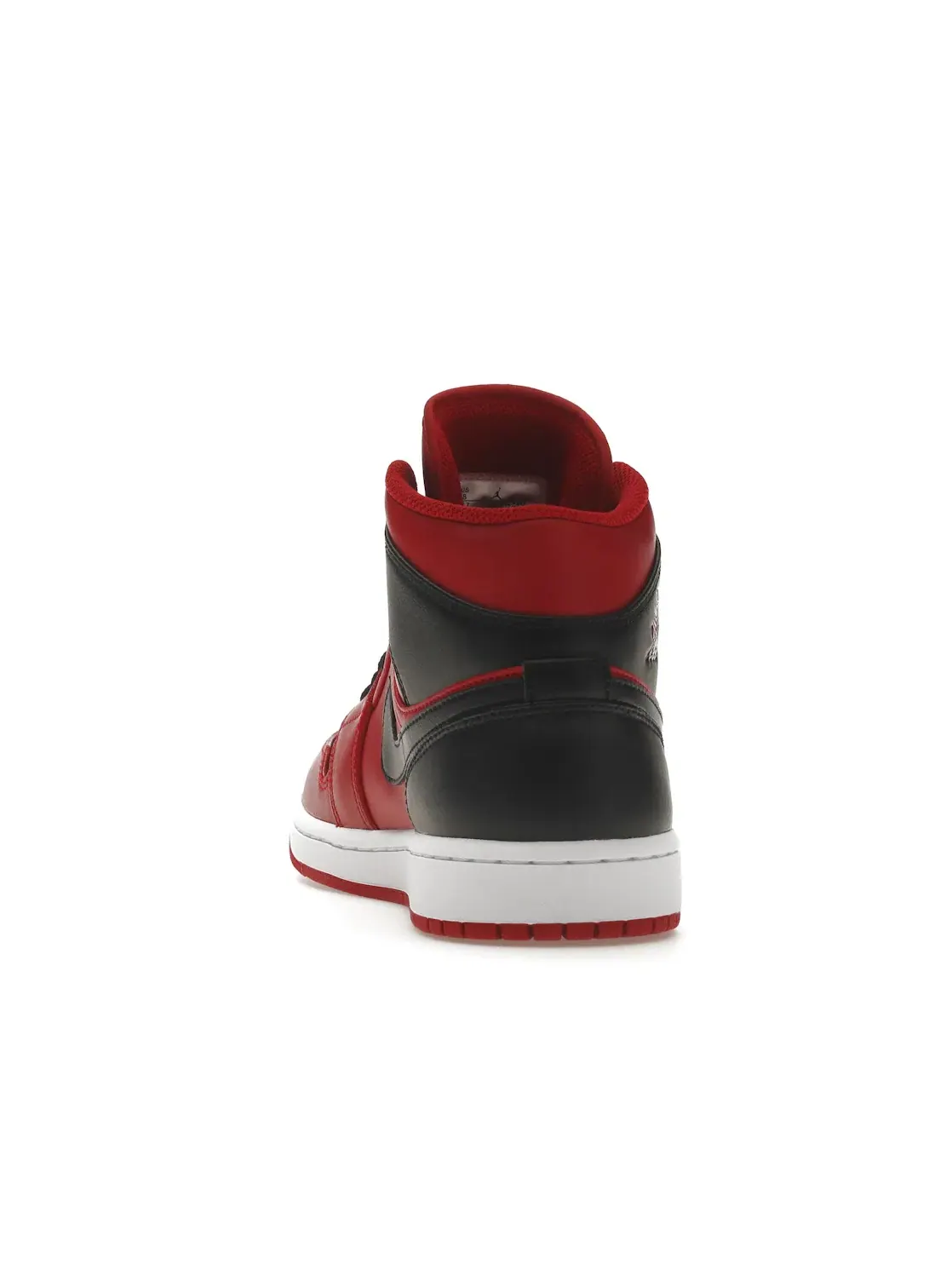 Мужские кроссовки с контрастными накладками Jordan 1 Mid Reverse Bred Jordan — изображение 4 из 4, красный/черный-белый