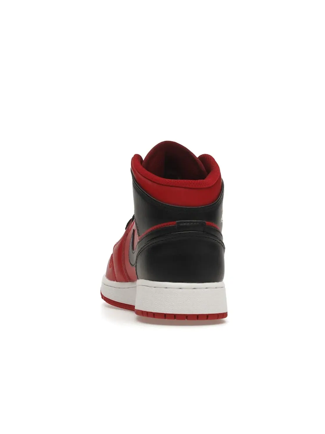 Детские кроссовки с высоким берцем Jordan 1 Mid Reverse Bred (2021) (GS) Jordan — изображение 4 из 4, красный/белый/черный
