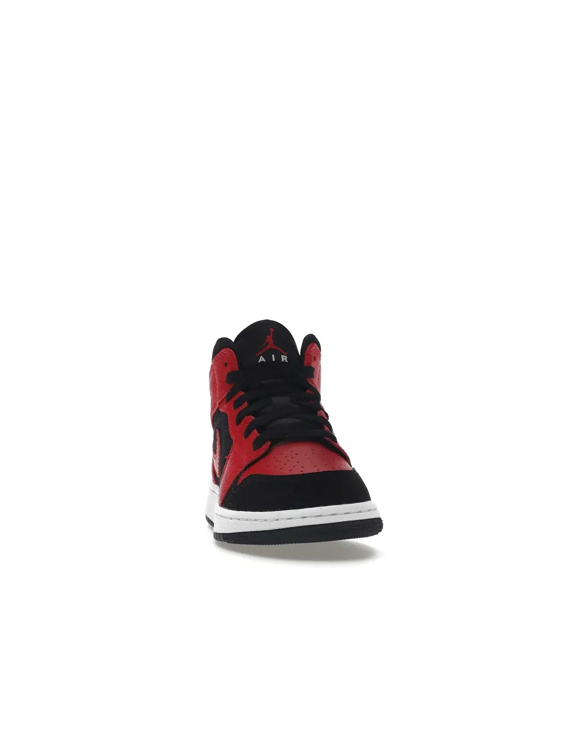 Детские кроссовки Lifestyle с классическим дизайном Jordan 1 Mid Jordan — изображение 2 из 4, черный/белый-красный