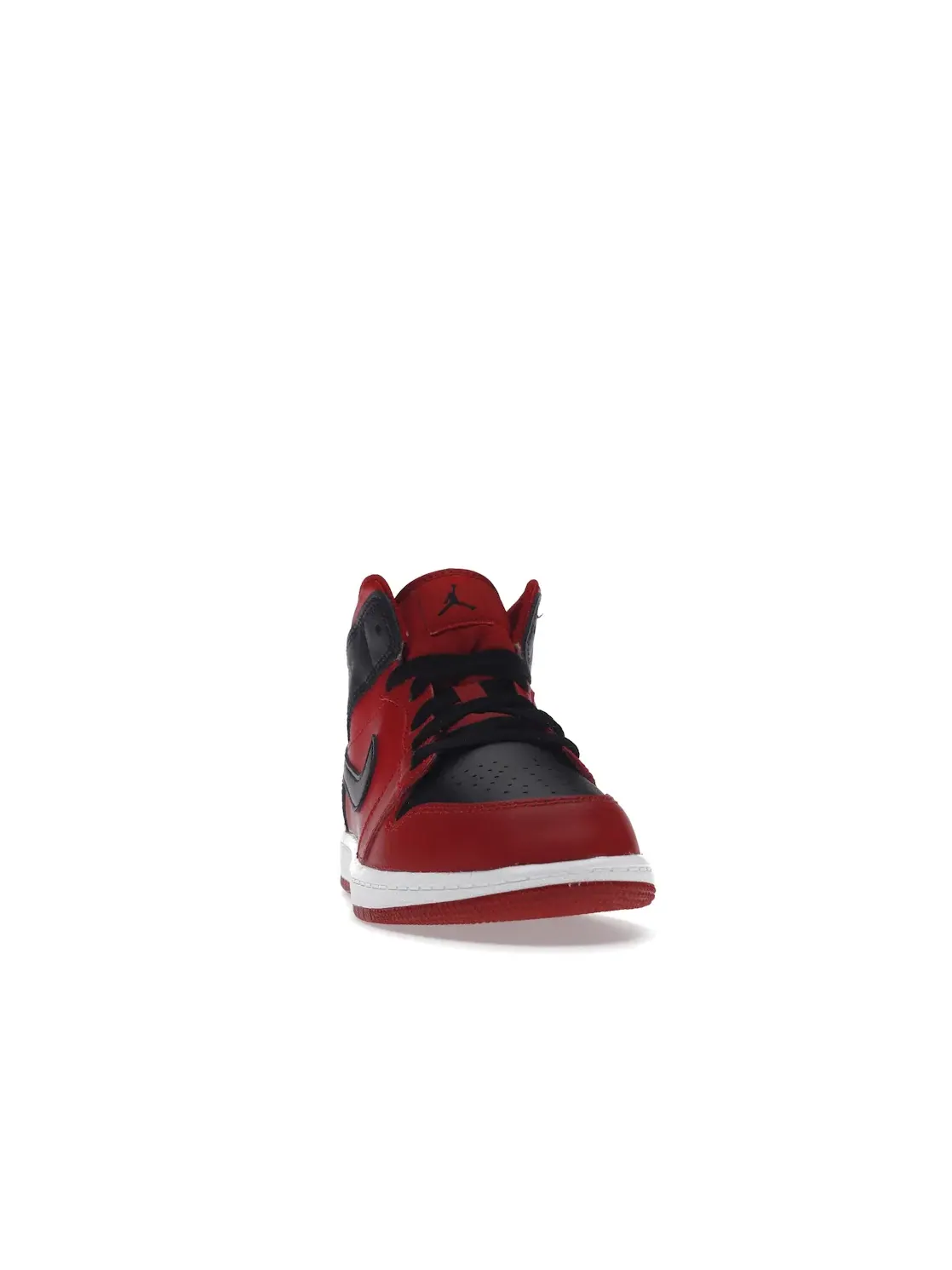 Детские кроссовки с принтом Jordan 1 Mid Reverse Bred Jordan — изображение 2 из 4, красный/черный