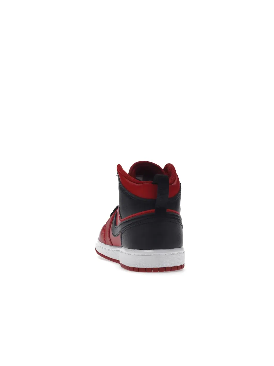 Детские кроссовки с принтом Jordan 1 Mid Reverse Bred Jordan — изображение 4 из 4, красный/черный