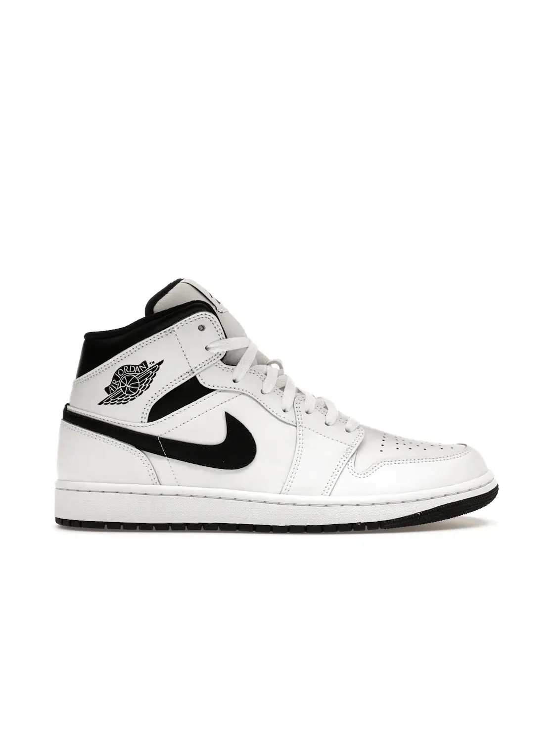 Мужские кроссовки с принтом Jordan 1 Mid Reverse Panda Jordan — изображение 1 из 4
