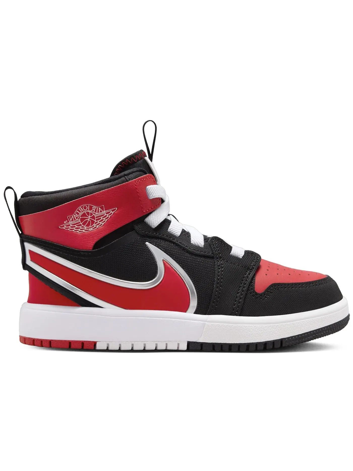 Детские кроссовки Lifestyle Jordan 1 Mid RM EasyOn — изображение 1 из 1, черный/белый/красный