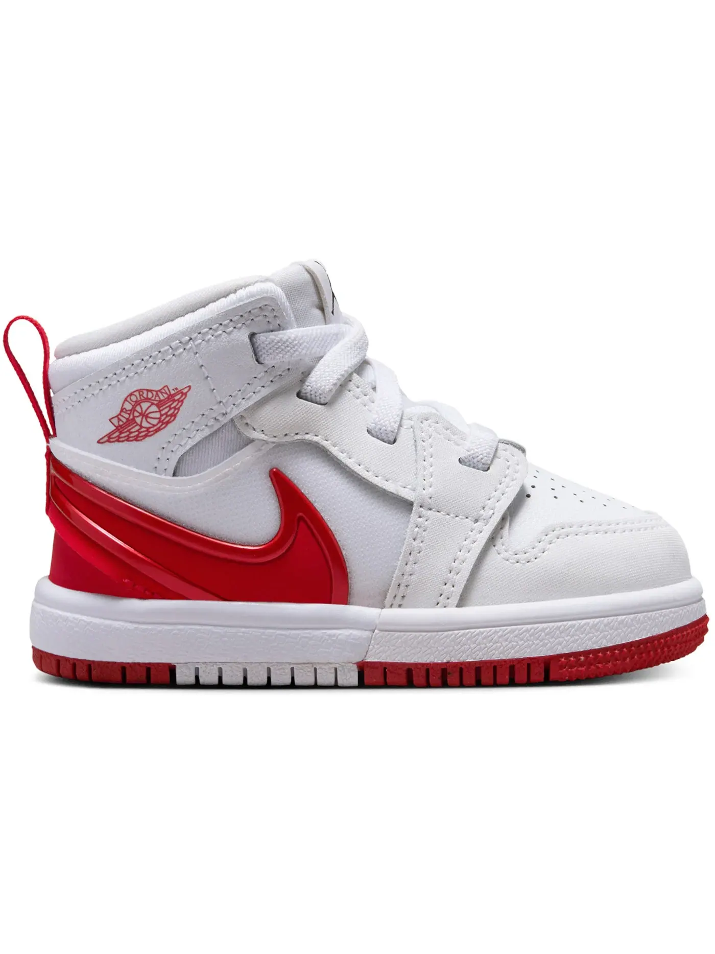 Детские кроссовки Lifestyle Jordan 1 Mid RM EasyOn Jordan — изображение 1 из 1, белый/черный/красный