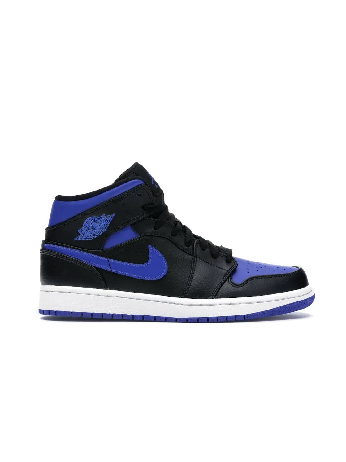 Мужской кроссовки Lifestyle Jordan 1 Mid Jordan — изображение 1 из 4, черный/-белый