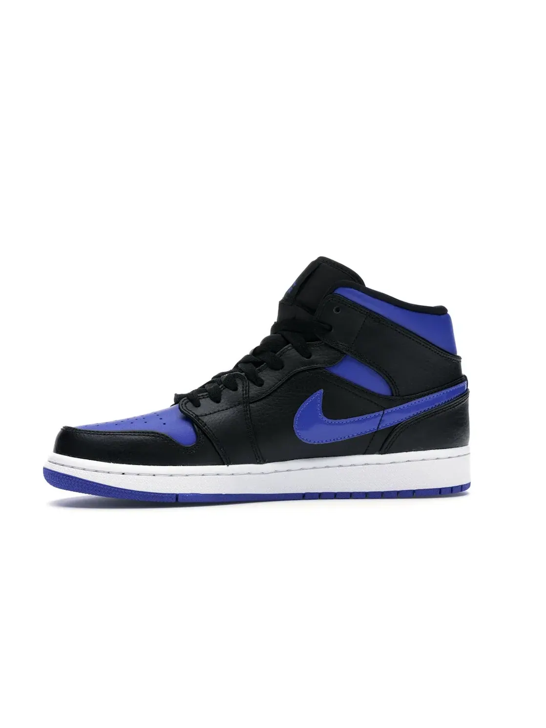 Мужской кроссовки Lifestyle Jordan 1 Mid Jordan — изображение 3 из 4, черный/-белый