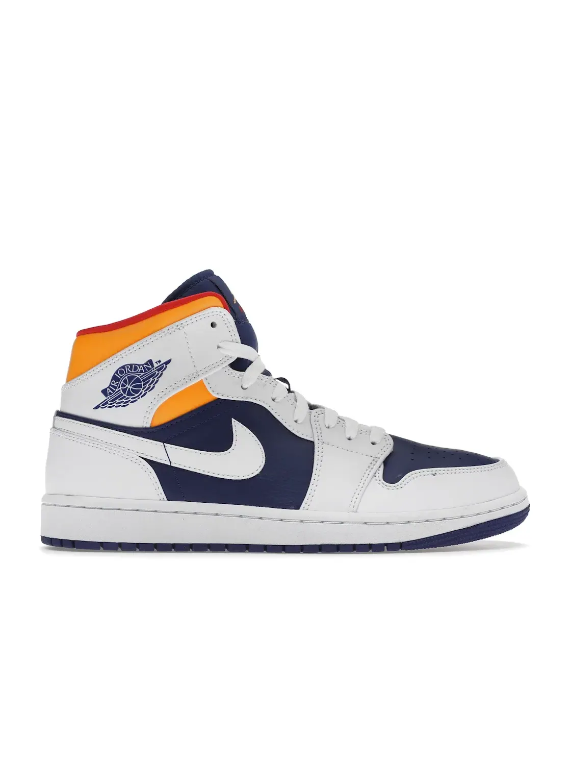 Мужские кроссовки с контрастными вставками Jordan 1 Mid Jordan — изображение 1 из 4