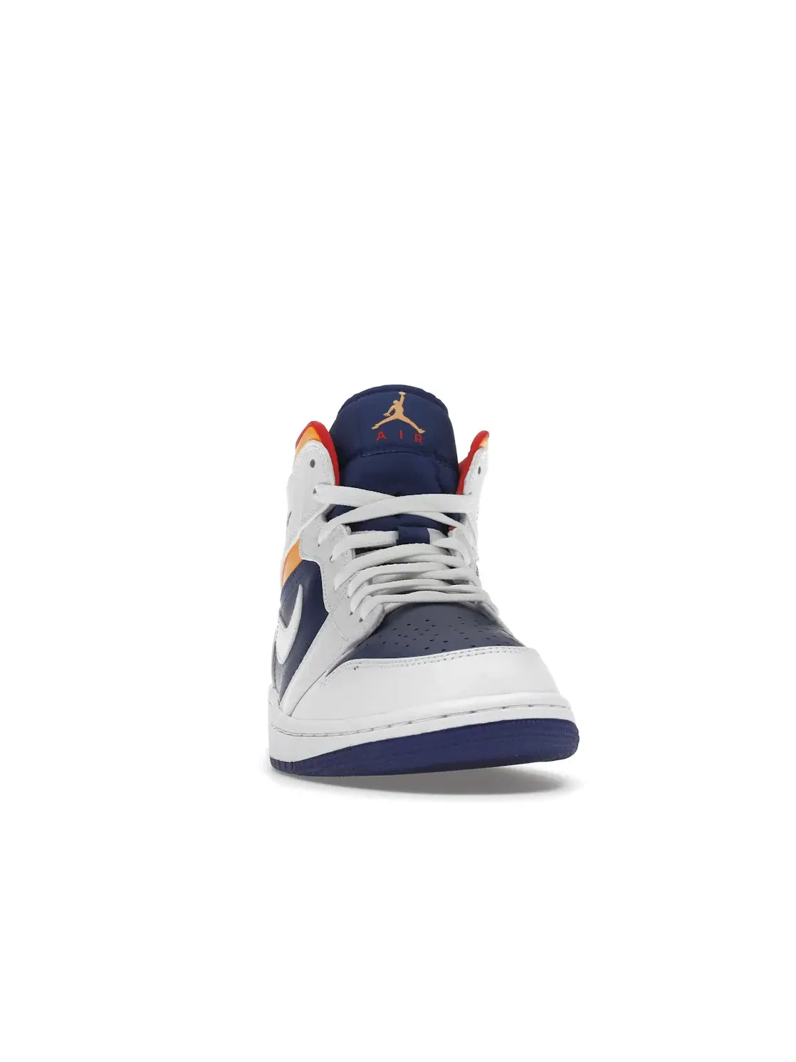 Мужские кроссовки с контрастными вставками Jordan 1 Mid Jordan — изображение 2 из 4