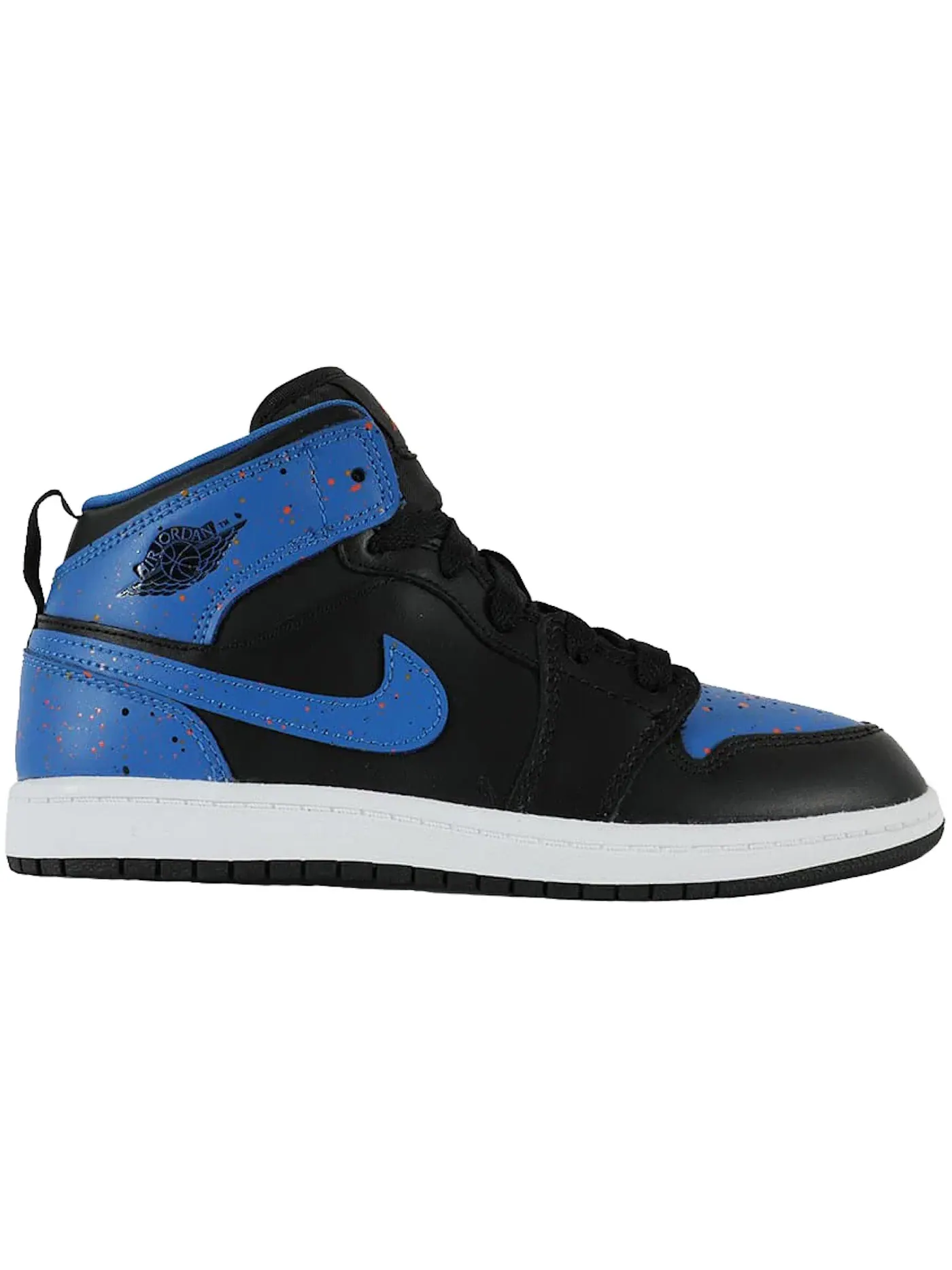 Детские кроссовки Lifestyle Jordan 1 Mid Jordan — изображение 1 из 1, черный/оранжевый-синий