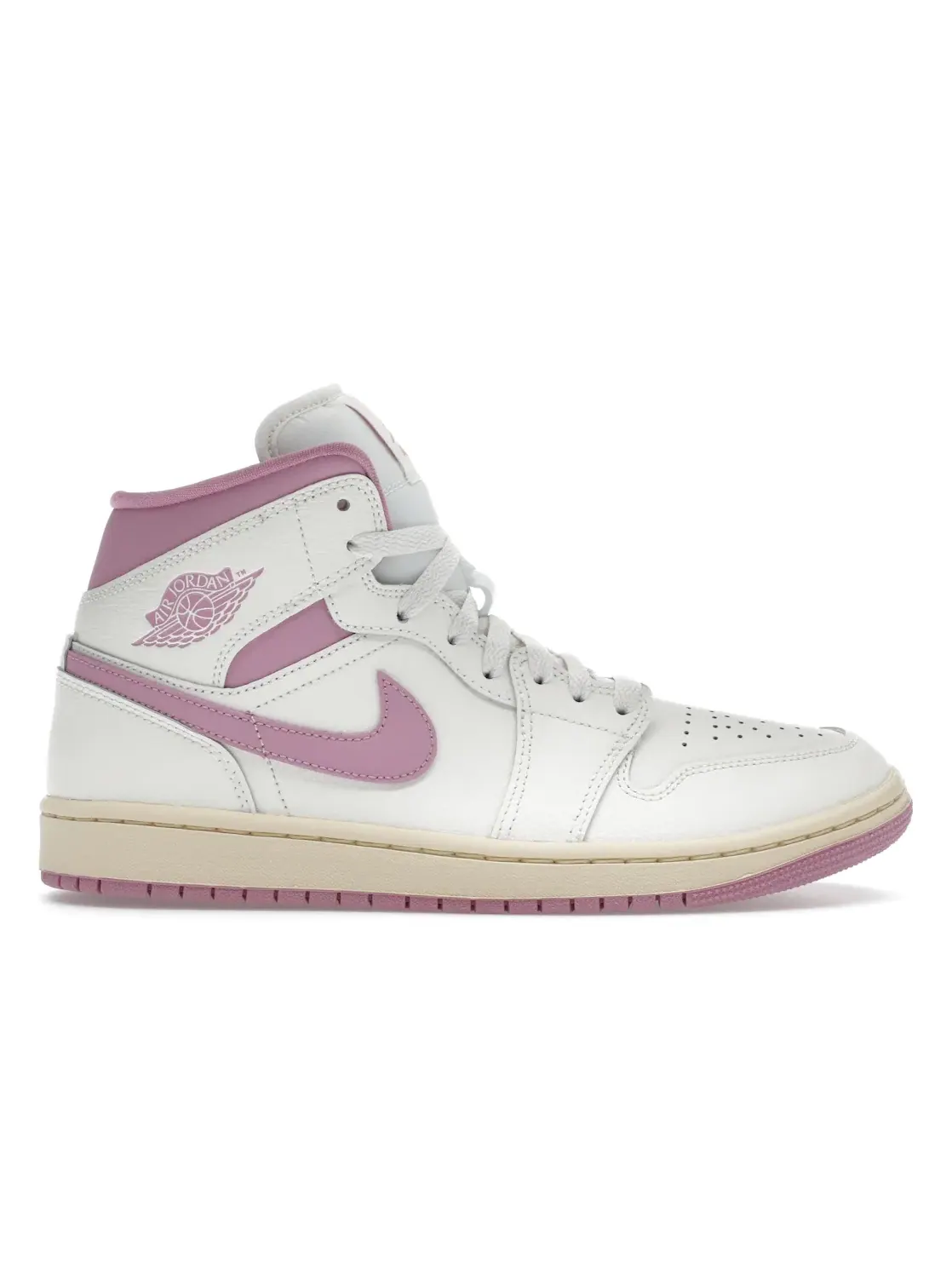 Женские кроссовки с высоким берцем Jordan 1 Mid Jordan — изображение 1 из 4, розовый