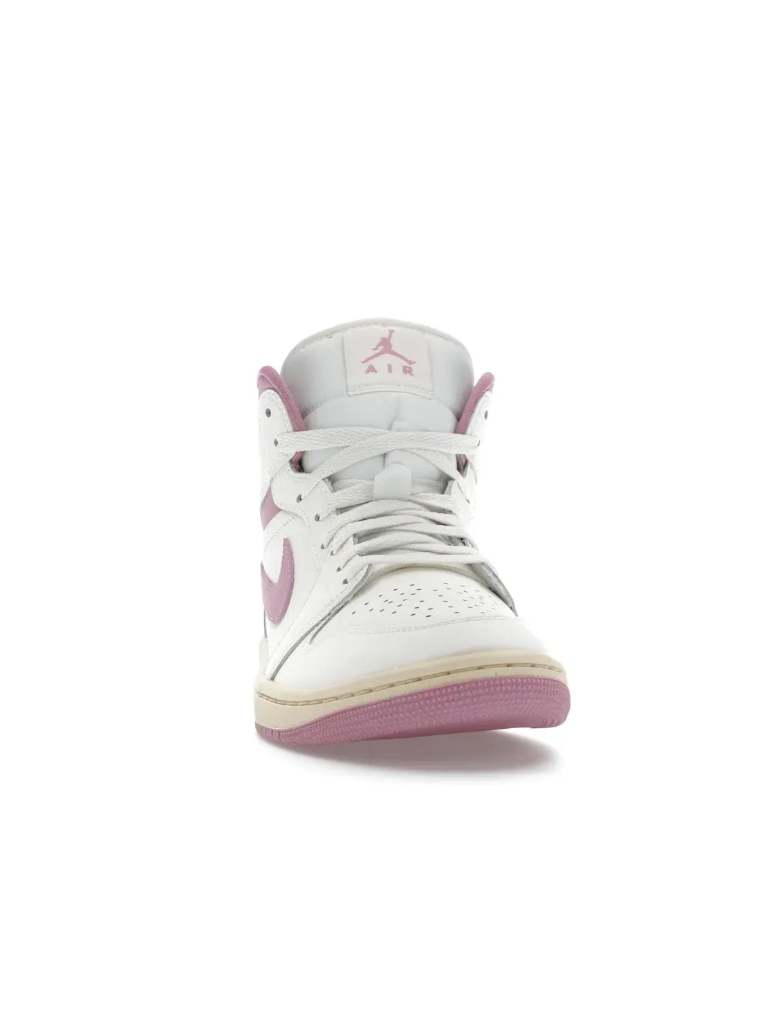 Женские кроссовки с высоким берцем Jordan 1 Mid Jordan — изображение 2 из 4, розовый