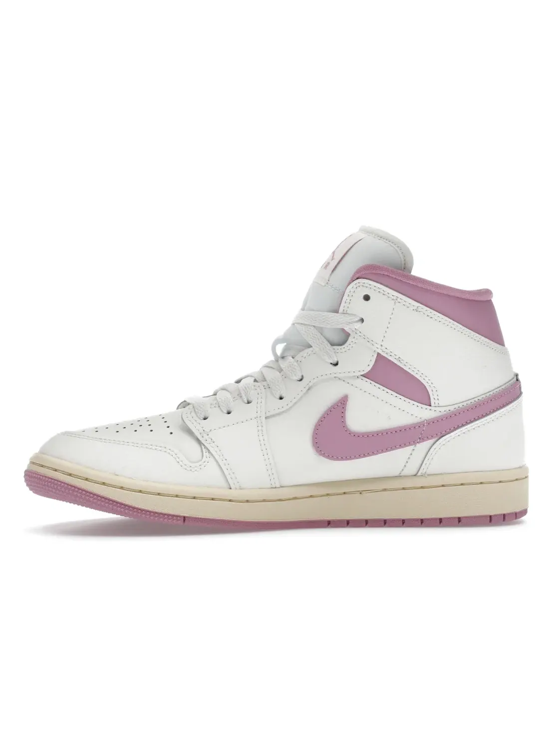 Женские кроссовки с высоким берцем Jordan 1 Mid Jordan — изображение 3 из 4, розовый