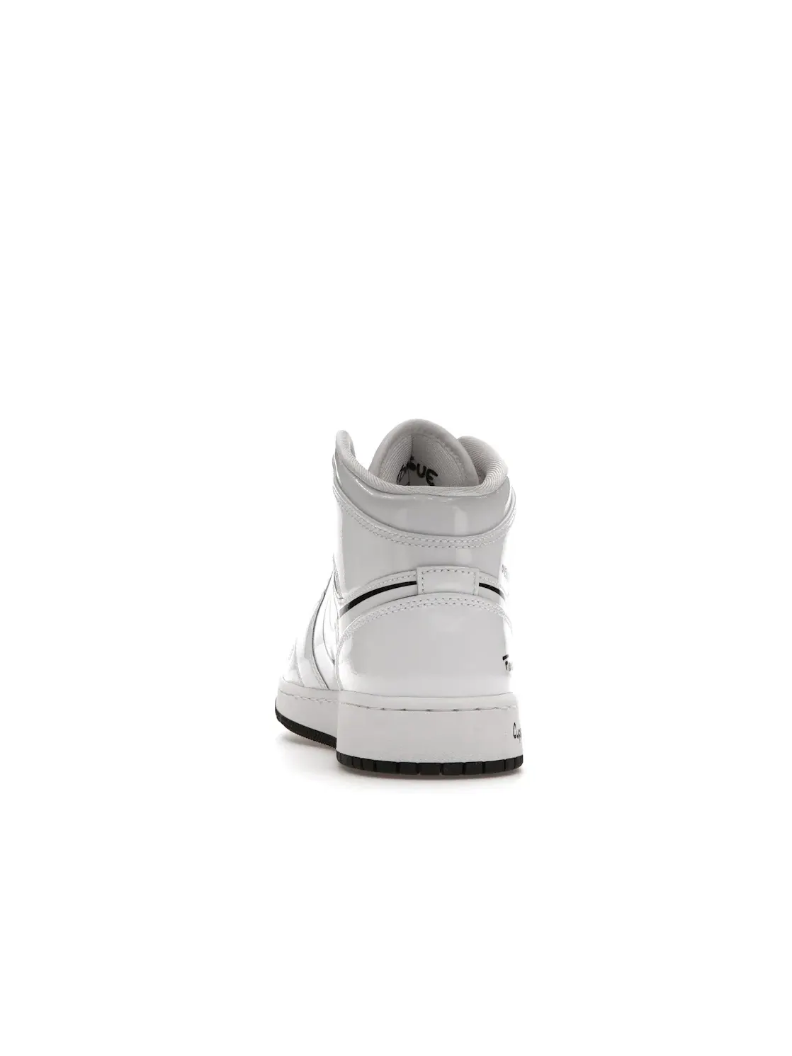 Детские кроссовки с принтом Jordan 1 Mid Jordan — изображение 4 из 4, белый/черный