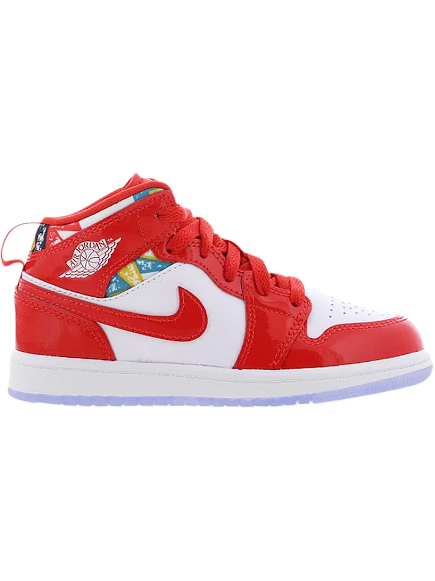 Детские кроссовки Lifestyle Jordan 1 Mid SE — изображение 1 из 1, красный/белый