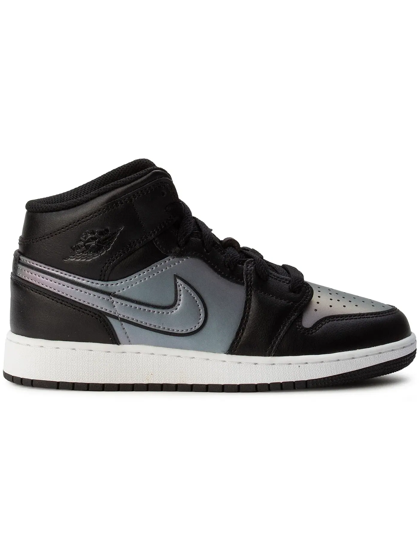 Детские кроссовки Lifestyle Jordan 1 Mid SE BG Jordan — изображение 1 из 1, черный/черный/белый