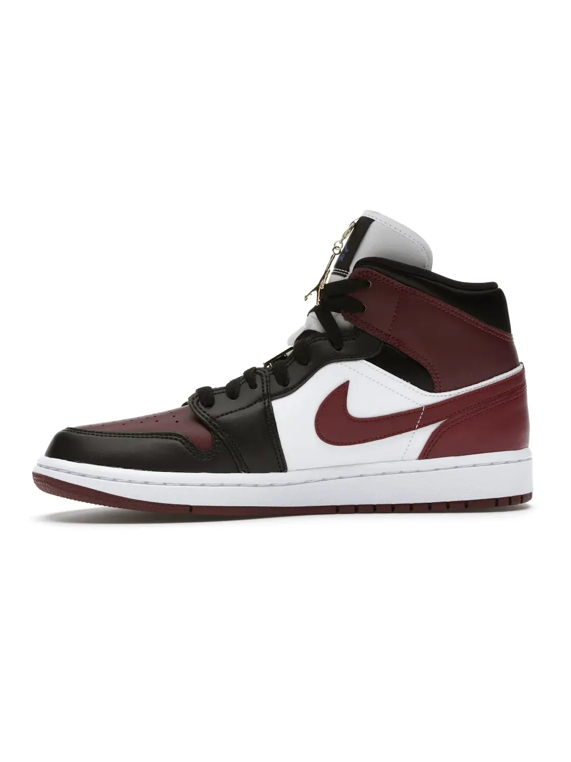 Женские кроссовки с контрастной расцветкой Jordan 1 Mid SE Jordan — изображение 3 из 4, черный/темный-белый